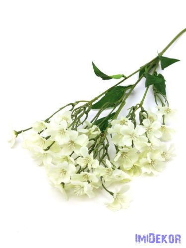 Apró virágos ág 73cm - Fehér