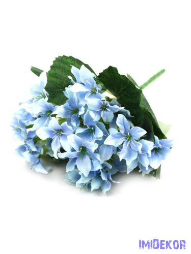 Átmenetes kis selyem csokor 30cm 345 - Kék