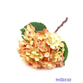 Hortenzia ág levéllel 36cm - Barack