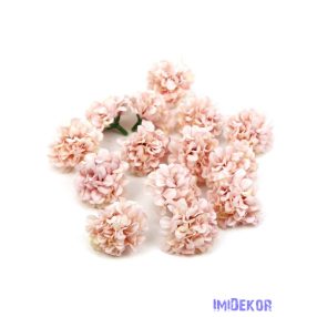 Dekor selyemvirág fej 5cm 14db/csomag - Rózsaszín