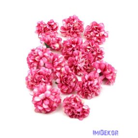 Dekor selyemvirág fej 5cm 14db/csomag - Cirmos Pink