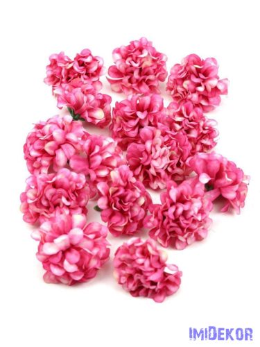 Dekor selyemvirág fej 5cm 14db/csomag - Cirmos Pink