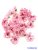 Dekor selyemvirág fej 4,5cm 30db/csomag - Rózsaszín