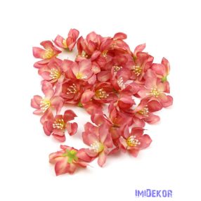 Dekor selyemvirág fej 5,5cm 28db/csomag - Antik Mályva