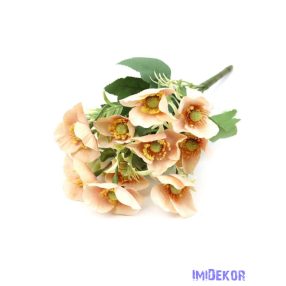 Pipacs selyem csokor 30cm - Barack