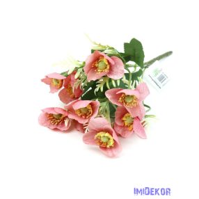 Pipacs selyem csokor 30cm - Mályva