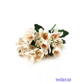 Vegyes színű kis csokor 33cm - Barack