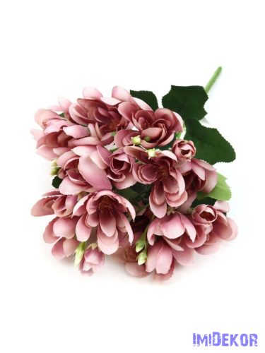 Vegyes színű kis csokor 33cm - Mályva