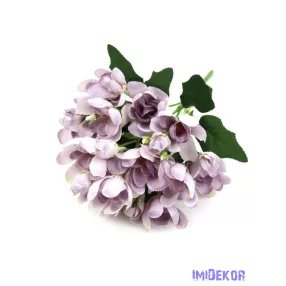 Vegyes színű kis csokor 33cm - Világos Lila