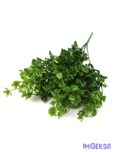 Vegyes kócos műzöld csokor 35cm 383 - Sötét Zöld
