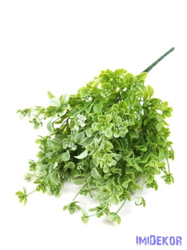 Vegyes kócos műzöld csokor 35cm 383 - Zöld
