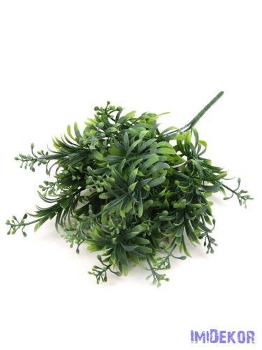 Vegyes kócos műzöld csokor 37cm 386 - Zöld