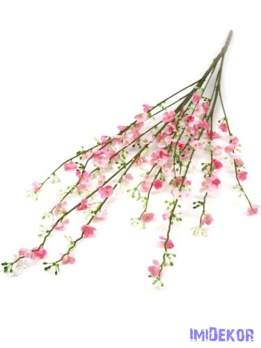 Apró virágos ágcsokor 85cm - Rózsaszín