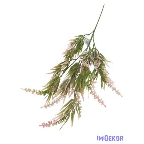 Fürtbogyós műzöld ág 76cm - Rózsaszín