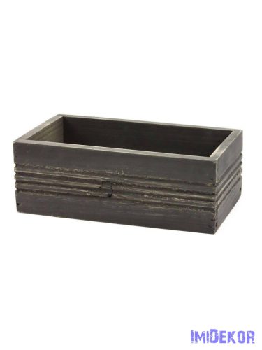 Bordás faláda 22cm - Szürke