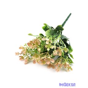 Virágos műzöld bokor 31cm - Barack