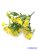Műzöld csokor 34cm - Sárga