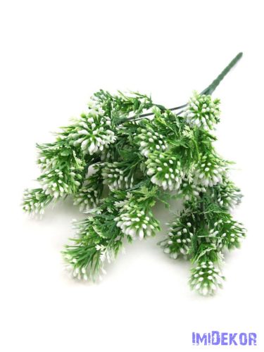 Bogyós műzöld köteg 34cm 409 - Fehér