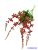 Kúszó kis művirágos műzöld csokor 44cm - Bordó