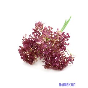 Ernyősvirágú műzöld 3 szálas köteg 31cm - Mályva