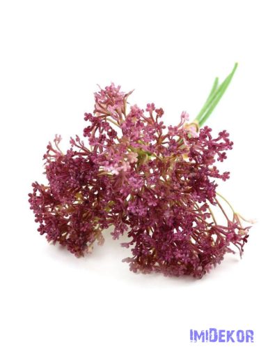Ernyősvirágú műzöld 3 szálas köteg 31cm - Mályva