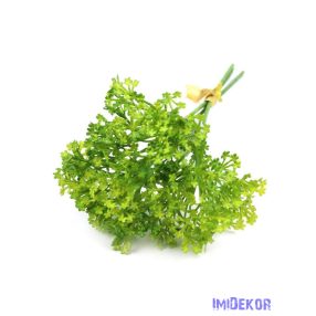   Ernyősvirágú műzöld 3 szálas köteg 31cm - Sárgás Zöld