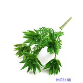 Pozsgás műzöld csokor 33cm - Zöld