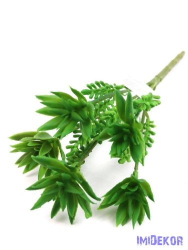 Pozsgás műzöld csokor 33cm - Zöld