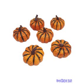 Mű tök 6cm 6db/csomag - Narancs