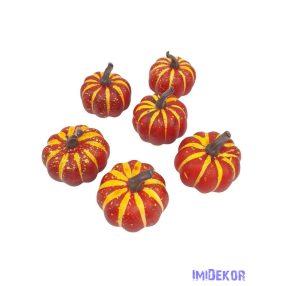 Mű tök 6cm 6db/csomag - Bordó