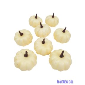 Mű tök 6cm 8db/csomag - Törtfehér