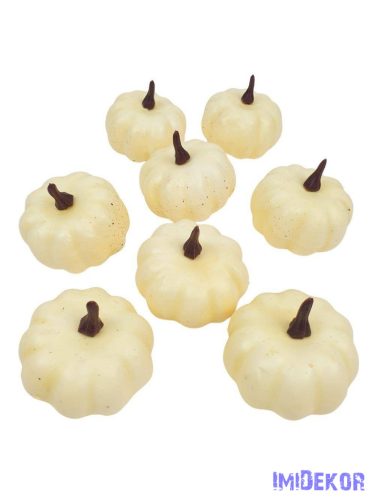 Mű tök 6cm 8db/csomag - Törtfehér