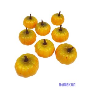 Mű tök 6cm 8db/csomag - Napsárga