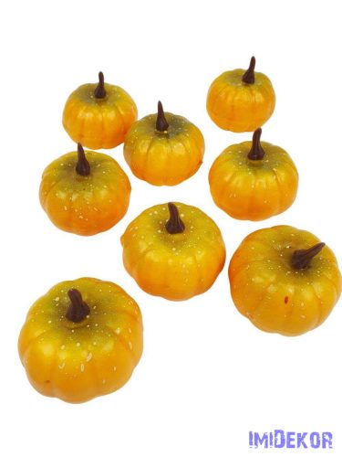 Mű tök 6cm 8db/csomag - Napsárga