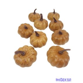 Mű tök 6cm 9db/csomag - Barna