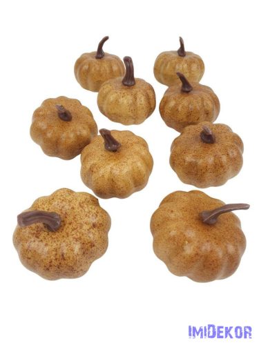 Mű tök 6cm 9db/csomag - Barna