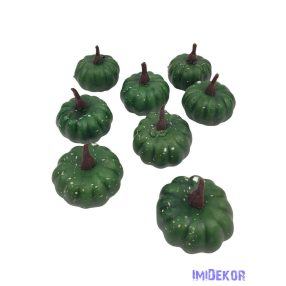 Mű tök 5cm 8db/csomag - Zöld