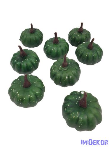 Mű tök 5cm 8db/csomag - Zöld