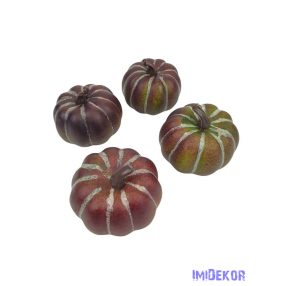 Mű tök 7cm 4db/csomag - Sötét Barna