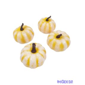 Mű tök 7cm 4db/csomag - Krém