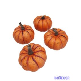 Mű tök 7cm 4db/csomag - Sötét Narancs