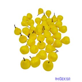 Mű körte 3,5cm 40db/csomag - Sárga