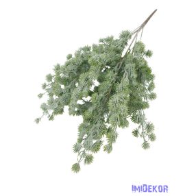 Gombócos tűlevelű műzöld bokor 55cm