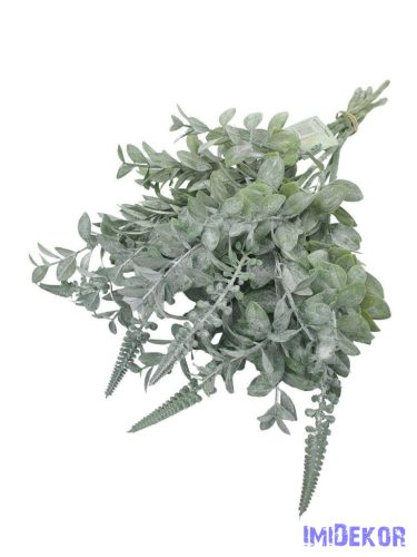 Kötegelt hamvas műzöld csokor 44cm 3072 - Zöld