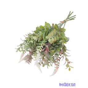 Kötegelt hamvas műzöld csokor 44cm 3072 - Tarka