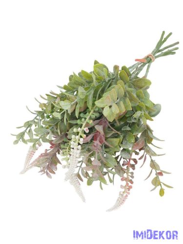 Kötegelt hamvas műzöld csokor 44cm 3072 - Tarka