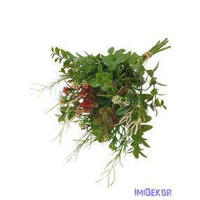 Kötegelt műzöld csokor 44cm 3074 - Tarka