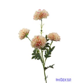 Krizantém 4 fejes szálas selyemvirág 80cm - Cirmos