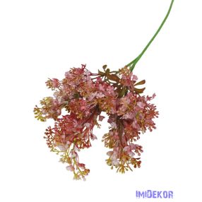 Műzöld díszítő csokor 46 cm 3106 - Bordó