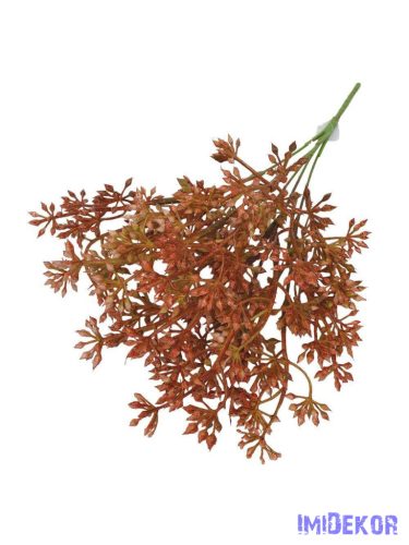 Műzöld bogyós díszítő csokor 32cm 3108 - Narancs